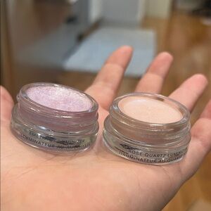 KORA Organics Luminizer Cream Highlighters x2 in Amethyst & Rose Quartz NWT